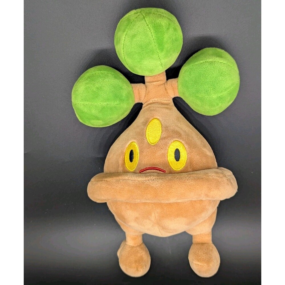 Pokémon Acorn Plush Stuffed Toy Brown Green Yellow Approx 10 in 2021 w/ Tag